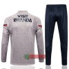 Tréninkový Mikina Soupravy Paris Saint-Germain Čtvrt Zip 2021-22 Šedá pro Muži